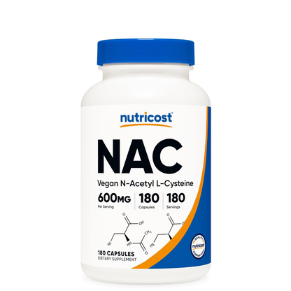 NAC Prémium 600 mg – 180 Cápsulas Veganas
